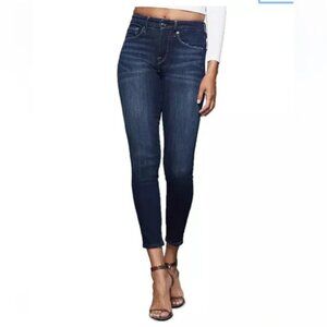 Good American Good Legs Skinny Ankle Jeans Dark Wash Size 2 / 26